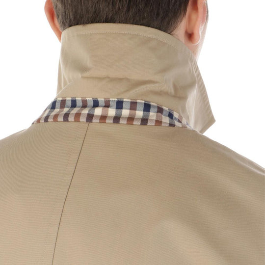 Aquascutum Beigefarbene Baumwolljacke