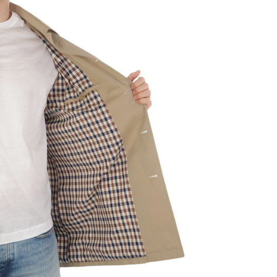 Aquascutum Beigefarbene Baumwolljacke