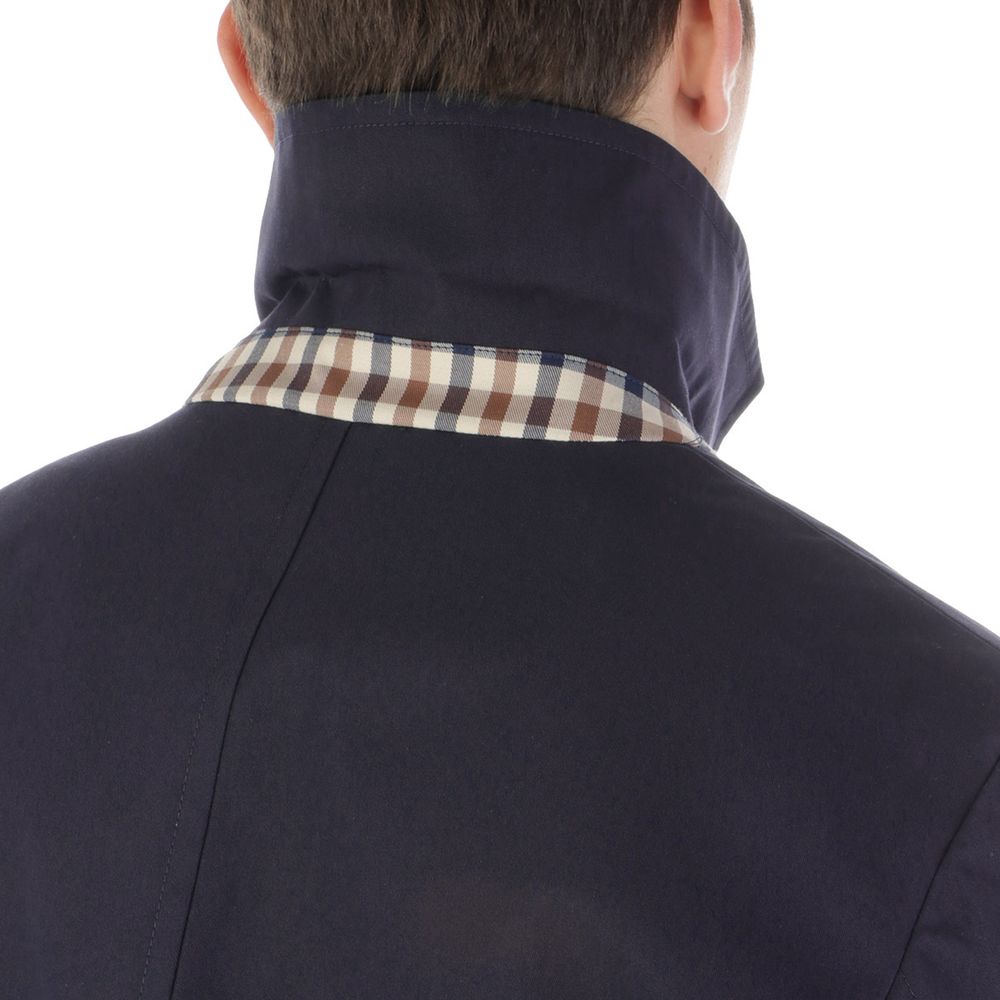 Aquascutum Blaue Baumwolljacke für Männer