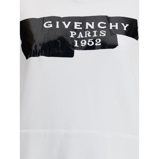 Hoodie aus hauchdünnem Stoff mit Givenchy-Band