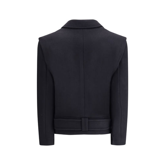 Balmain Zweireihiger Wollmantel