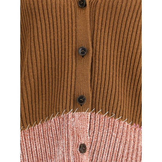 Marni Zweifarbige Strickjacke aus Viskose