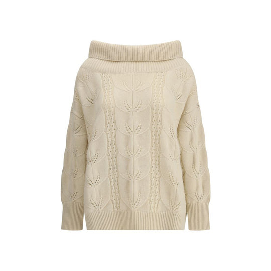 Ermanno Scervino Perforierter Pullover in Übergröße
