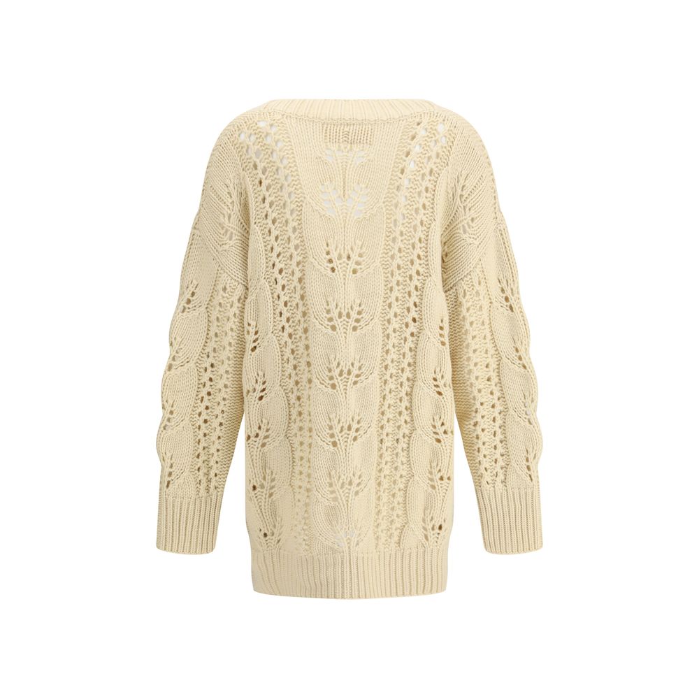Ermanno Scervino Perforierte Kaschmir-Strickjacke