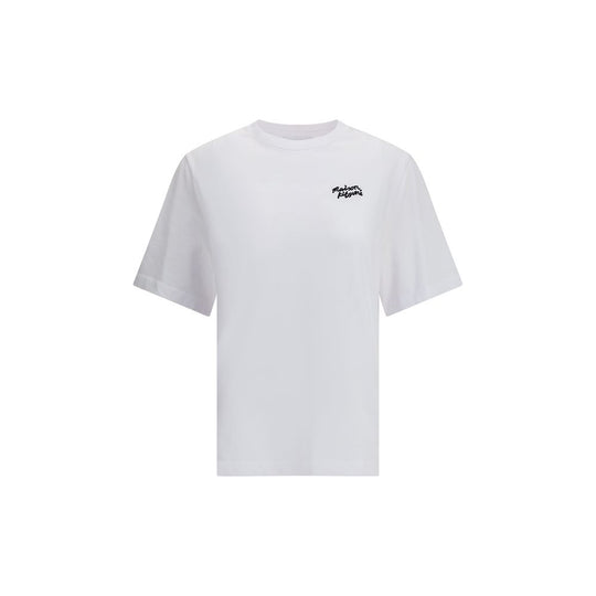 Maison Kitsuné T-Shirt mit kontrastierendem Logo