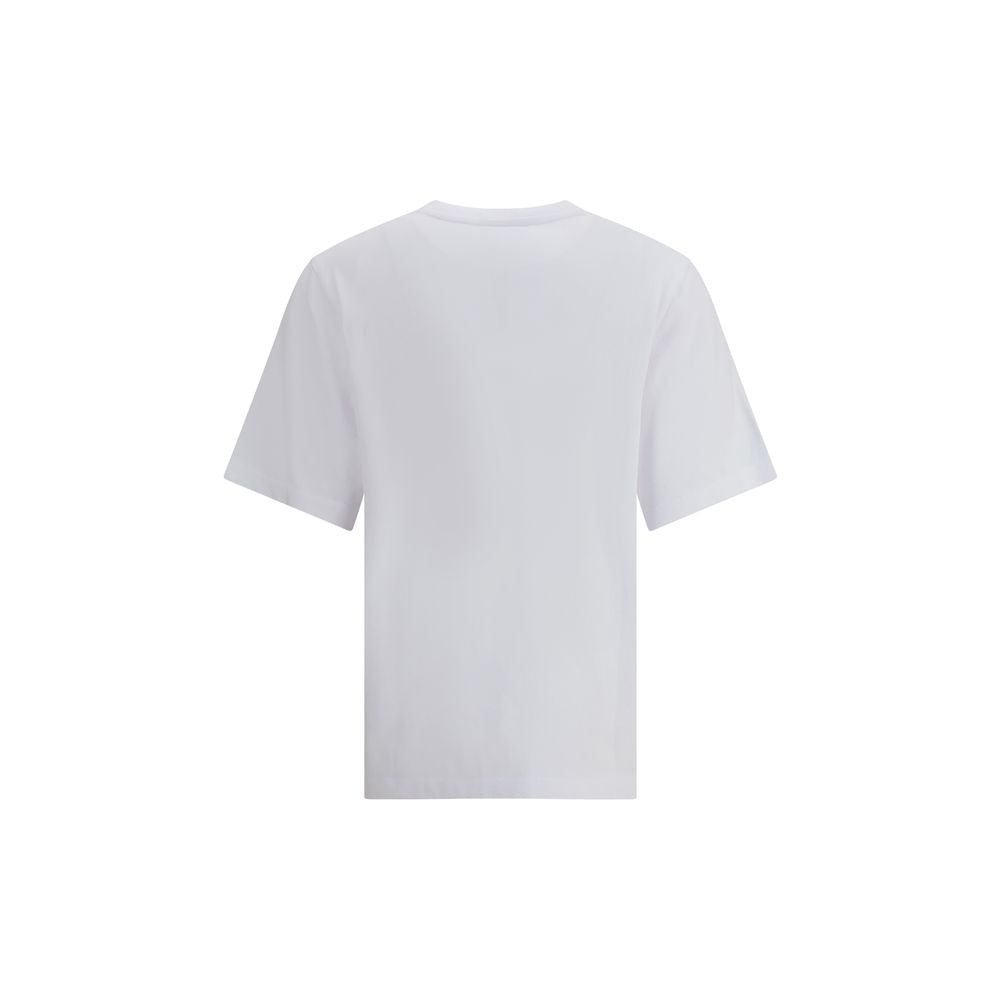 Maison Kitsuné T-Shirt mit kontrastierendem Logo