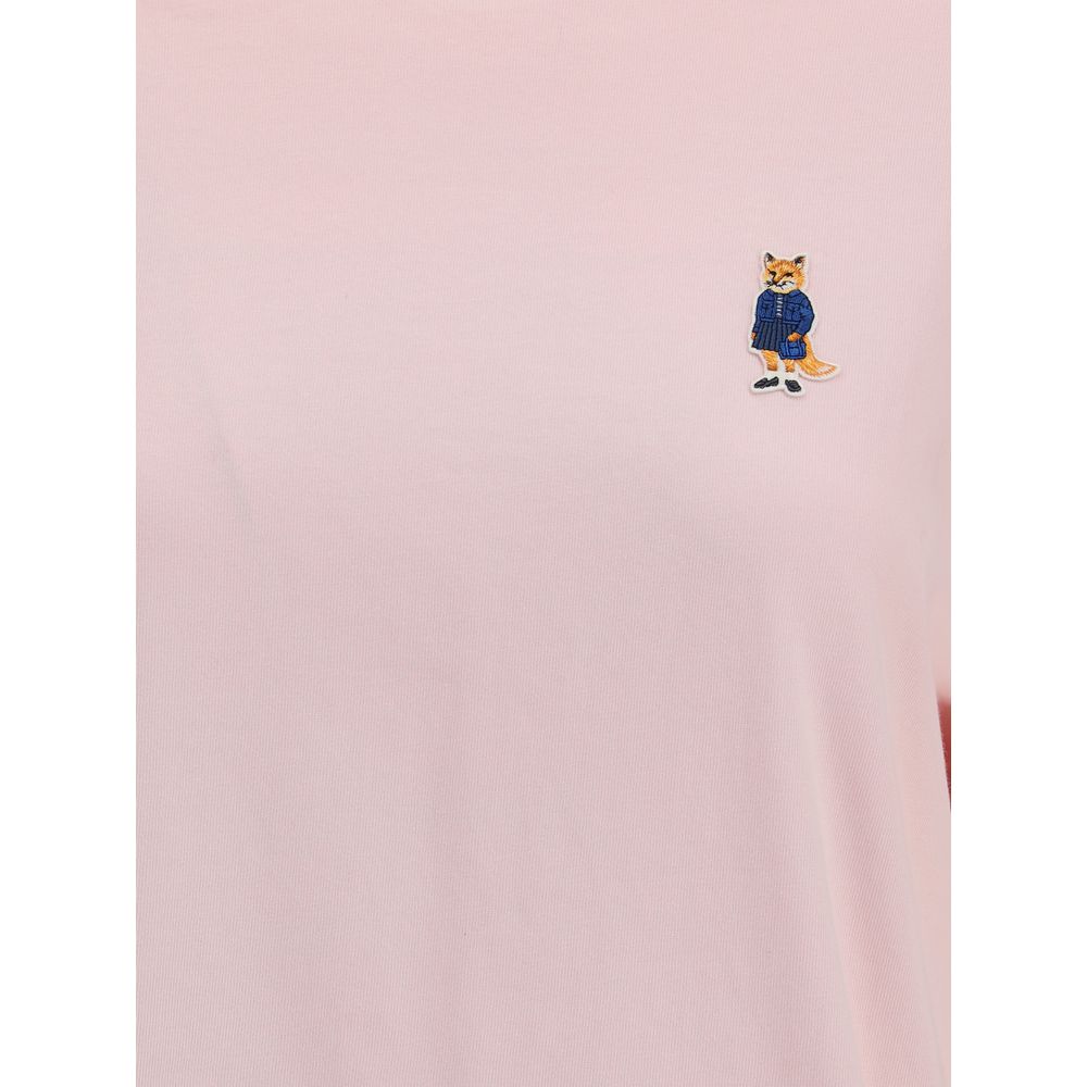 Maison Kitsuné T-Shirt mit angezogenem Fuchs
