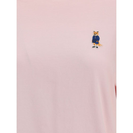 Maison Kitsuné T-Shirt mit angezogenem Fuchs