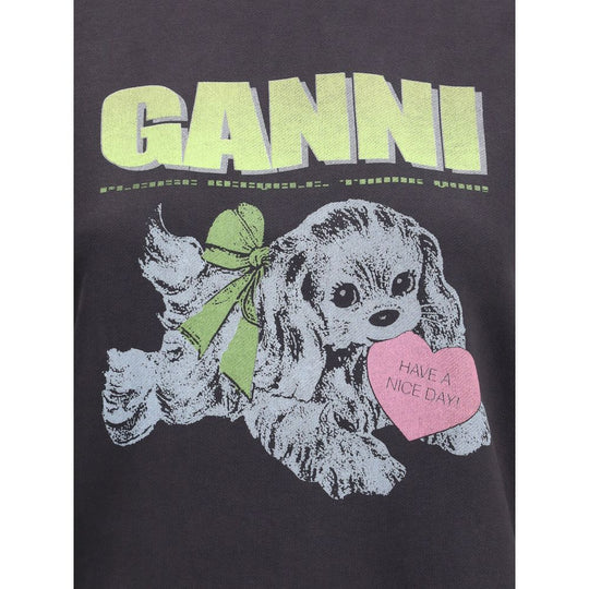 Ganni Welpen-Kapuzenpulli