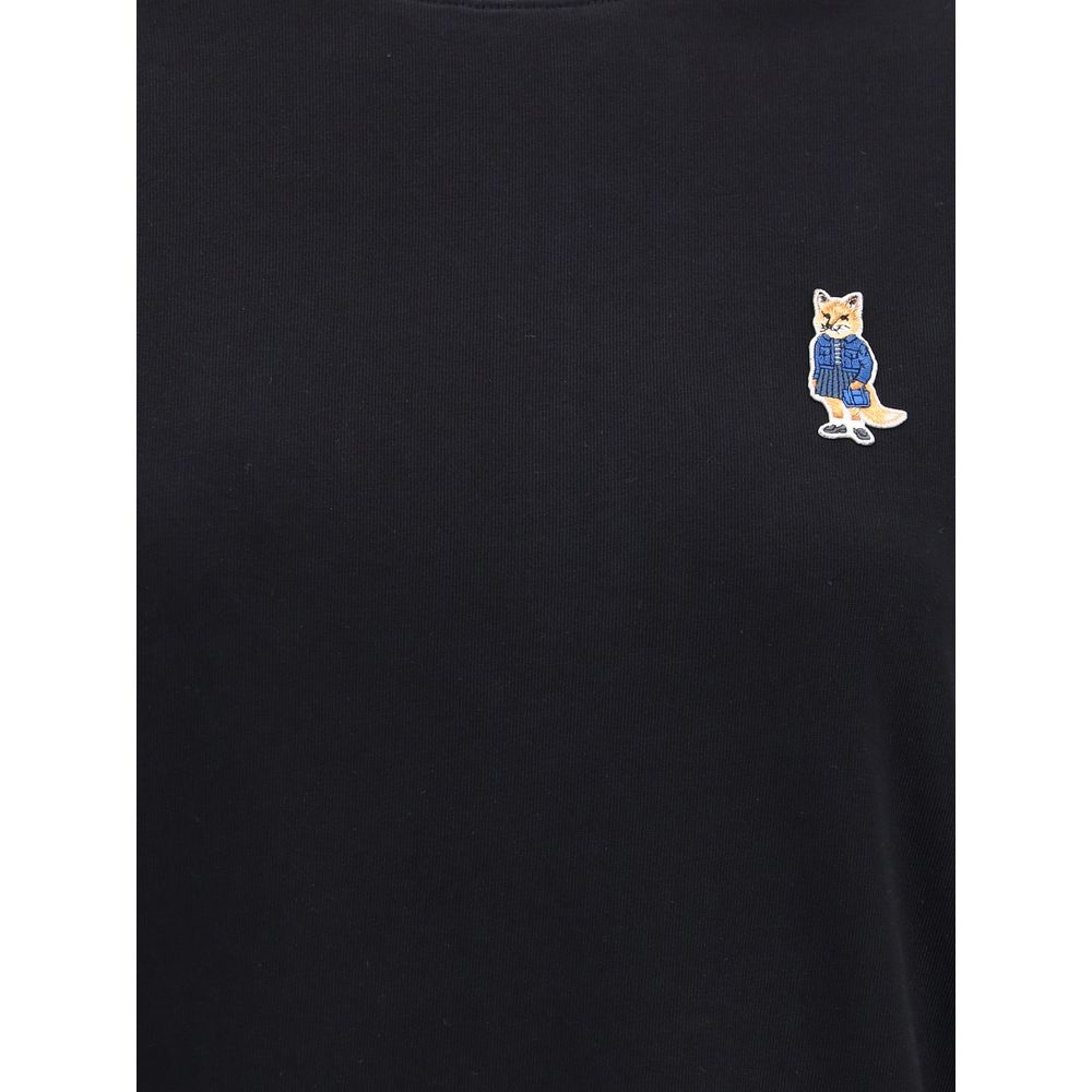 Maison Kitsuné T-Shirt mit angezogenem Fuchs