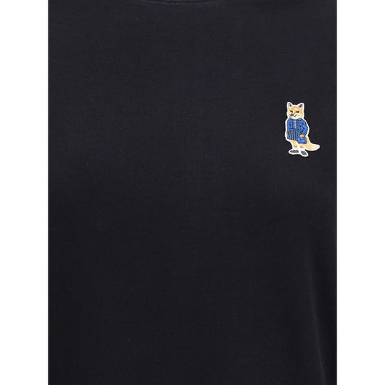 Maison Kitsuné T-Shirt mit angezogenem Fuchs