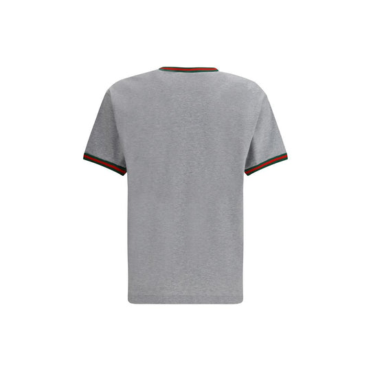 Gucci Baumwoll-T-Shirt mit gesticktem Logo