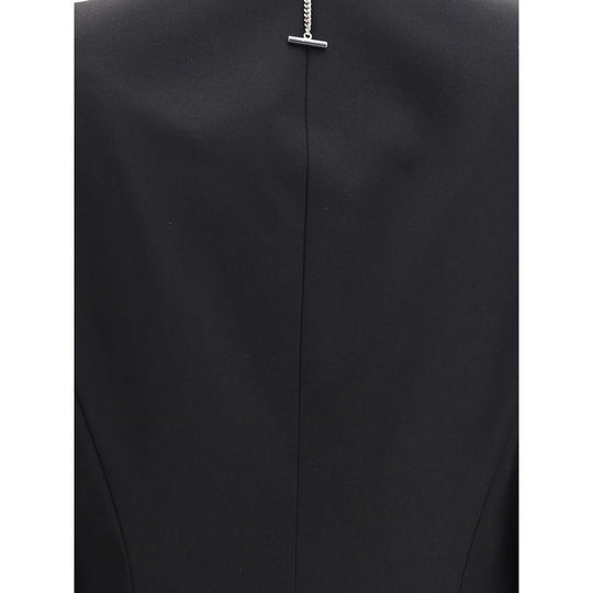 Alexander McQueen Schwarze einreihige Jacke