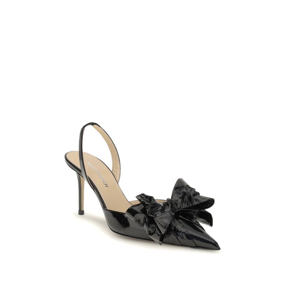 MACH & MACH Cadeau Wrapped Leder Pumps