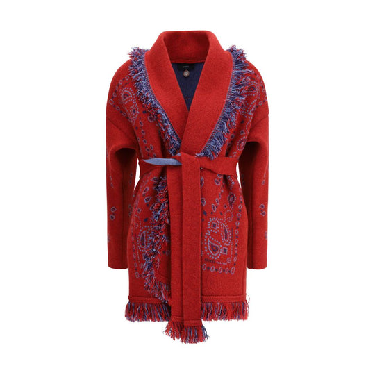Alanui Bandana-Jacquard-Strickjacke