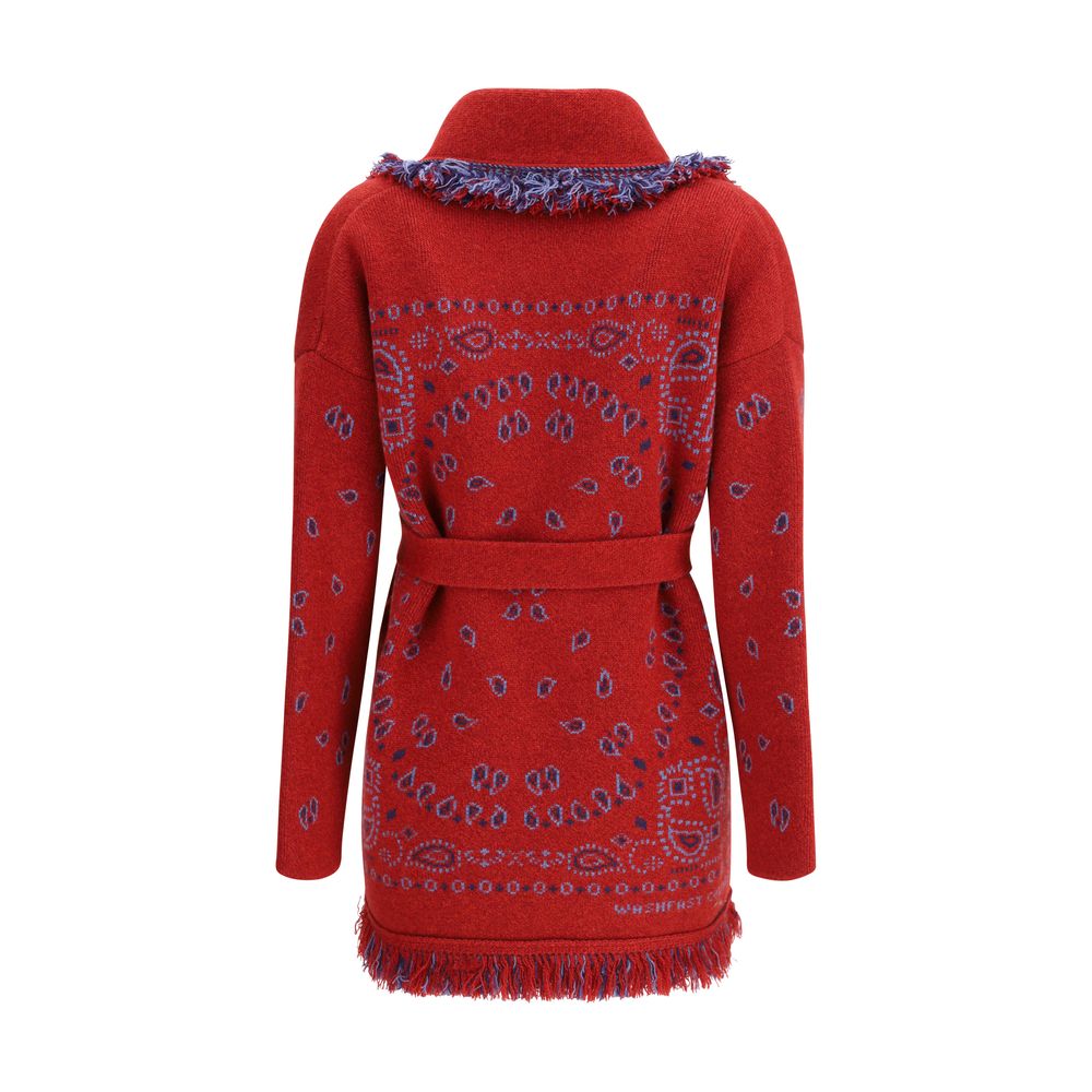Alanui Bandana-Jacquard-Strickjacke
