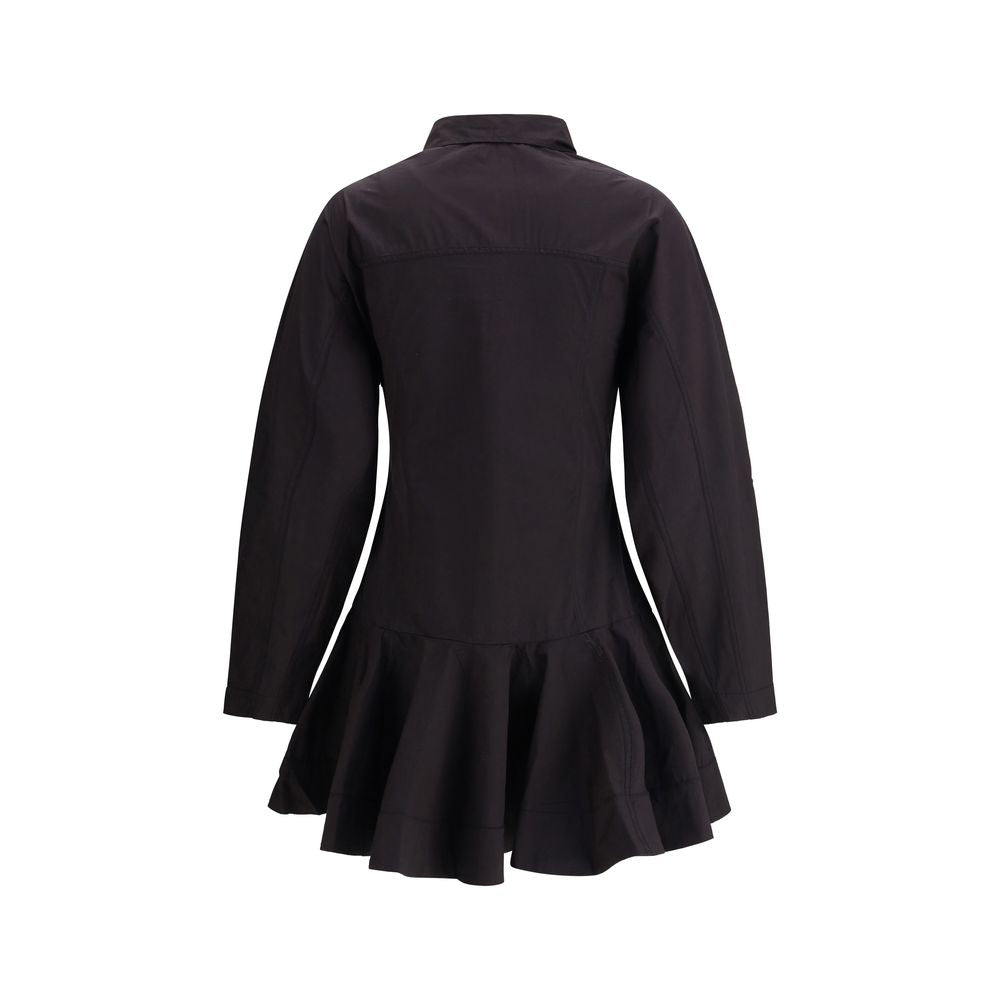 Ganni Kurzes Chemisierkleid