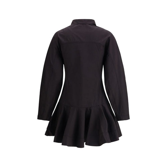 Ganni Kurzes Chemisierkleid