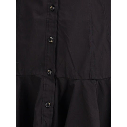Ganni Kurzes Chemisierkleid