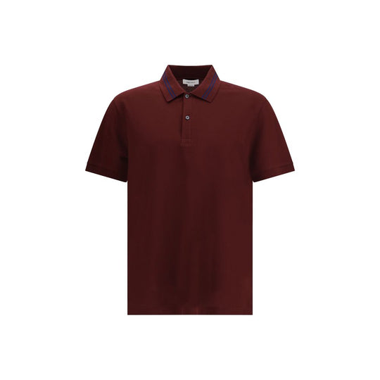 Alexander McQueen Polo mit gestreiftem Detail