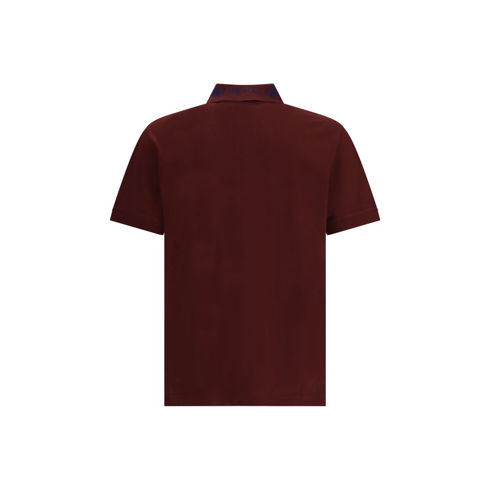 Alexander McQueen Polo mit gestreiftem Detail