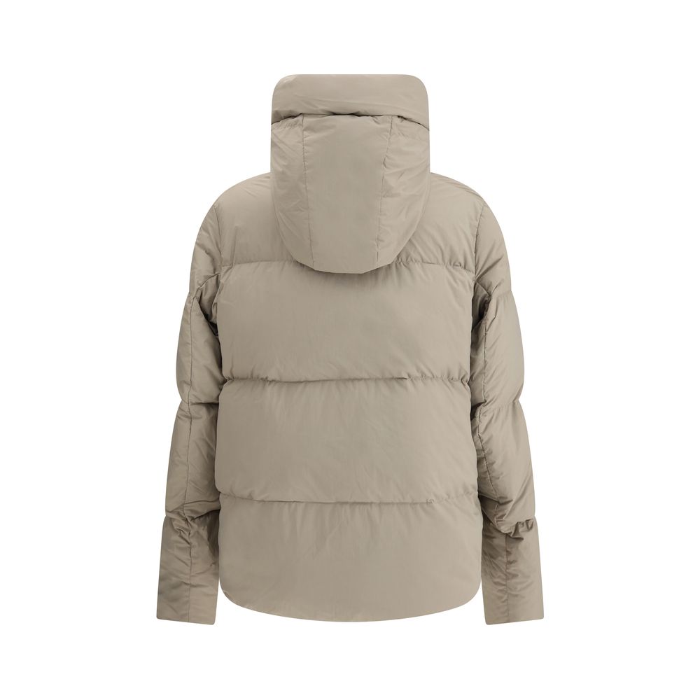 Canada Goose Schwarzes Nylon Crofton Puffer matte