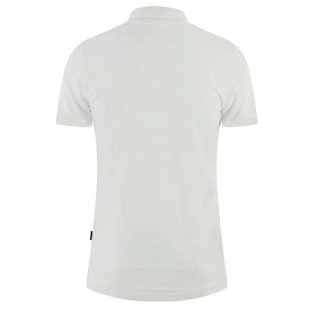 Aquascutum Weißes Baumwoll-Poloshirt