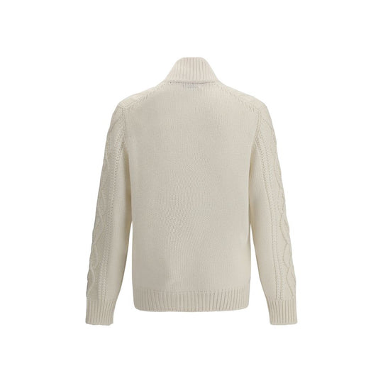 Brunello Cucinelli Kaschmir-Strickjacke mit Zopfmuster