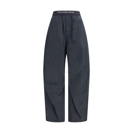 Alexander Wang Hose mit elastischem Bund und kontrastierendem Jacquard-Logo