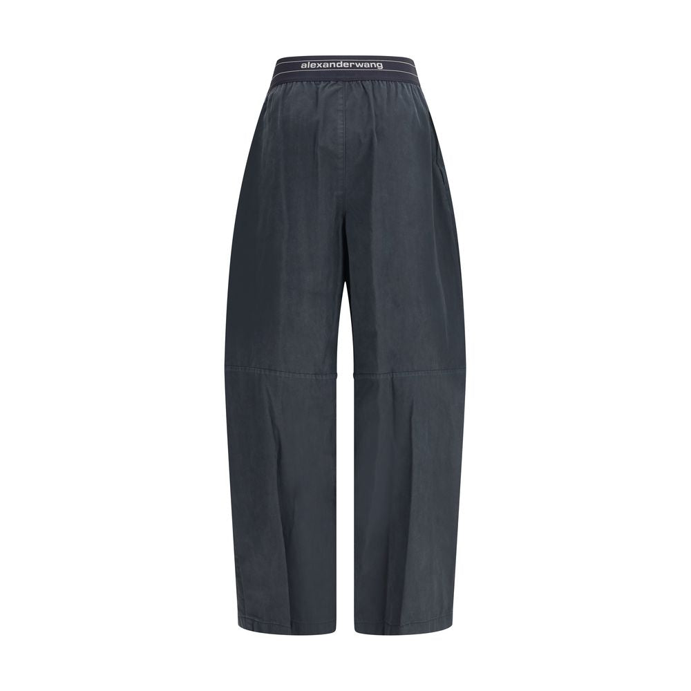 Alexander Wang Hose mit elastischem Bund und kontrastierendem Jacquard-Logo
