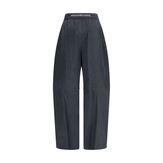 Alexander Wang Hose mit elastischem Bund und kontrastierendem Jacquard-Logo