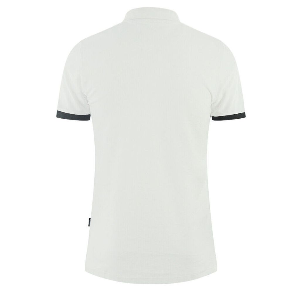 Aquascutum Weißes Baumwoll-Poloshirt