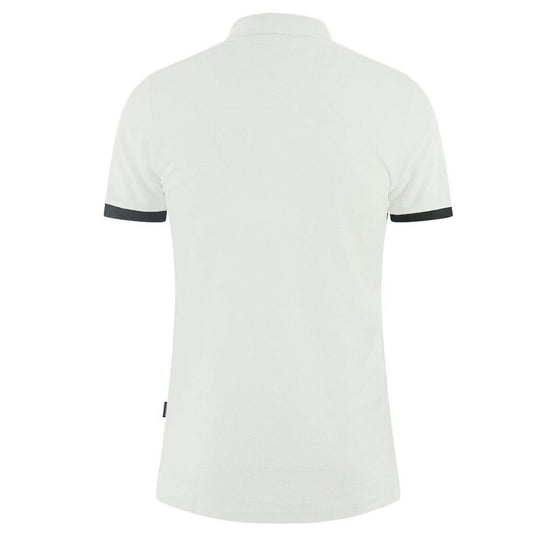 Aquascutum Weißes Baumwoll-Poloshirt