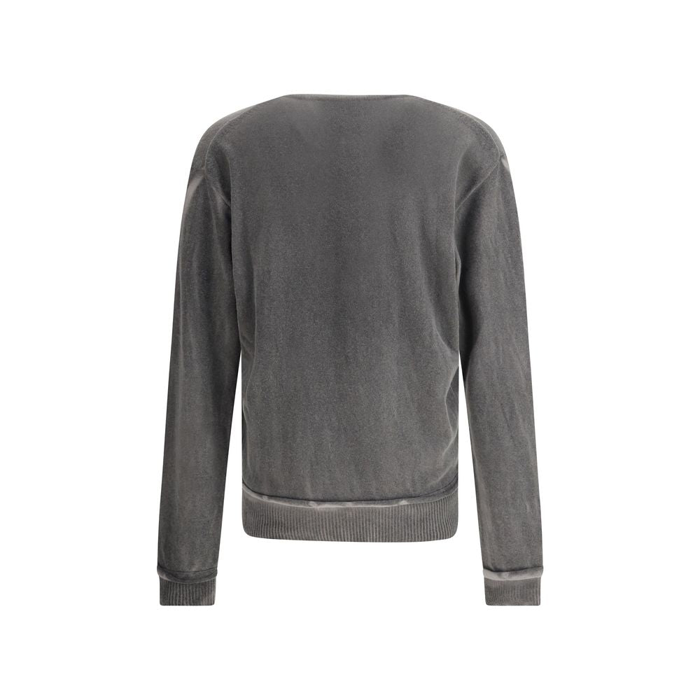 Our Legacy Grauer Pullover mit V-Ausschnitt