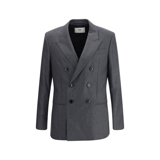 Ami Paris Zweireihiger Blazer aus Schurwolle