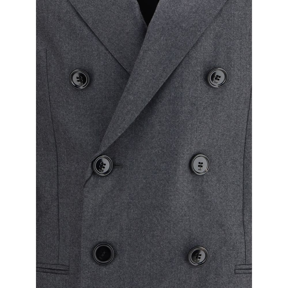 Ami Paris Zweireihiger Blazer aus Schurwolle