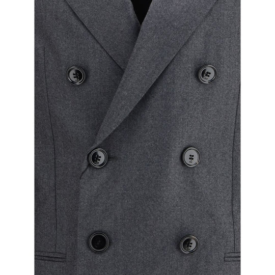 Ami Paris Zweireihiger Blazer aus Schurwolle