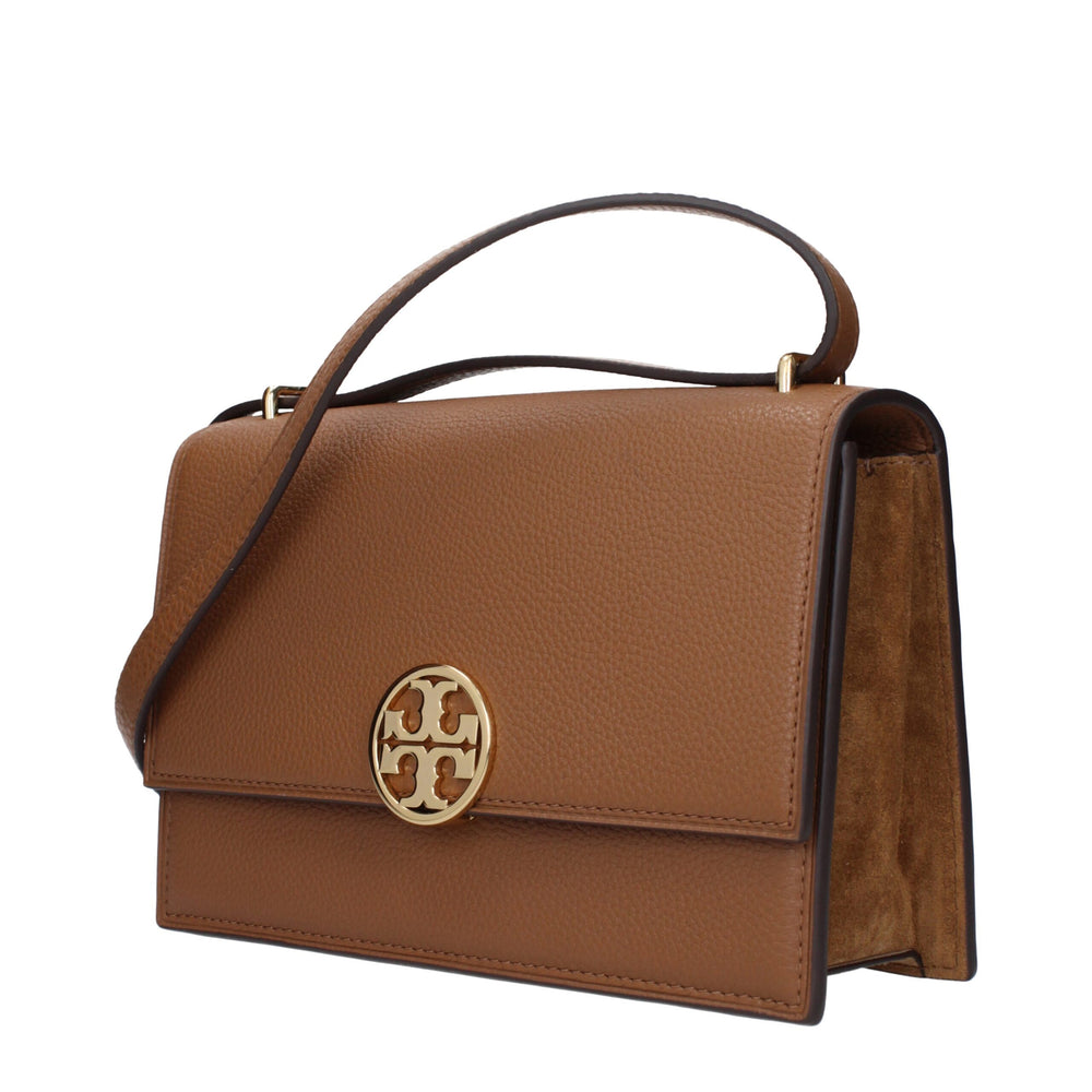 Tory Burch Braunes Leder Umhängetaschen