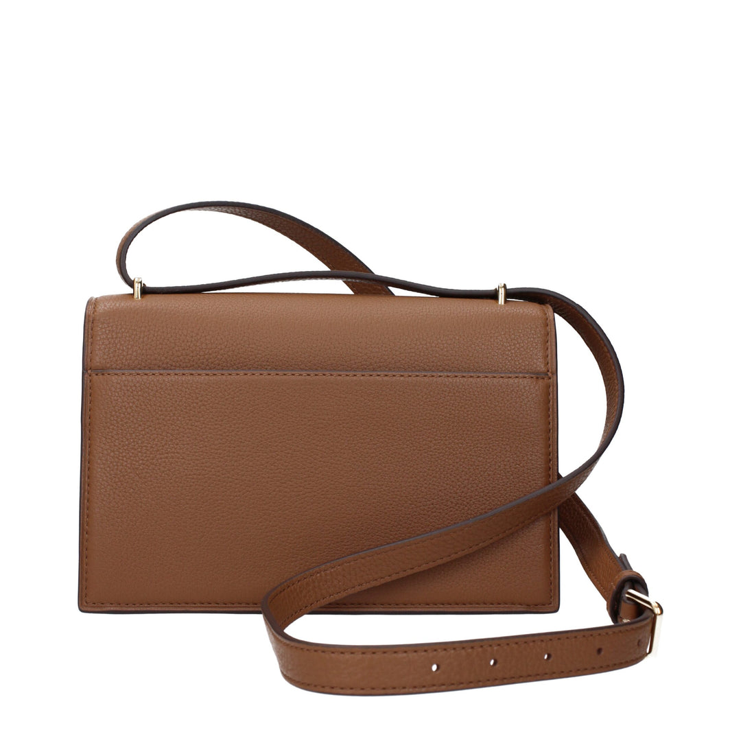 Tory Burch Braunes Leder Umhängetaschen