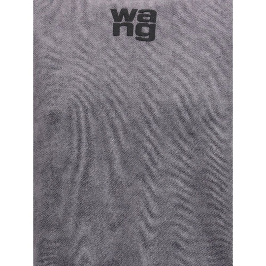 Alexander Wang Sweatshirt mit geprägtem Logo im Rundhalsausschnitt