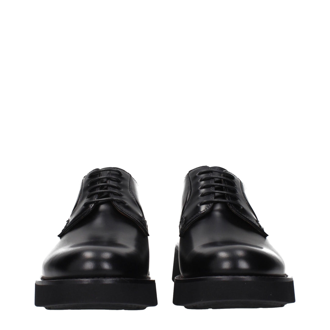 Church's Schwarze Leder Oxfords und Derbies