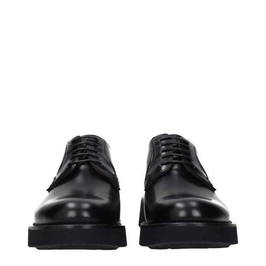 Church's Schwarze Leder Oxfords und Derbies