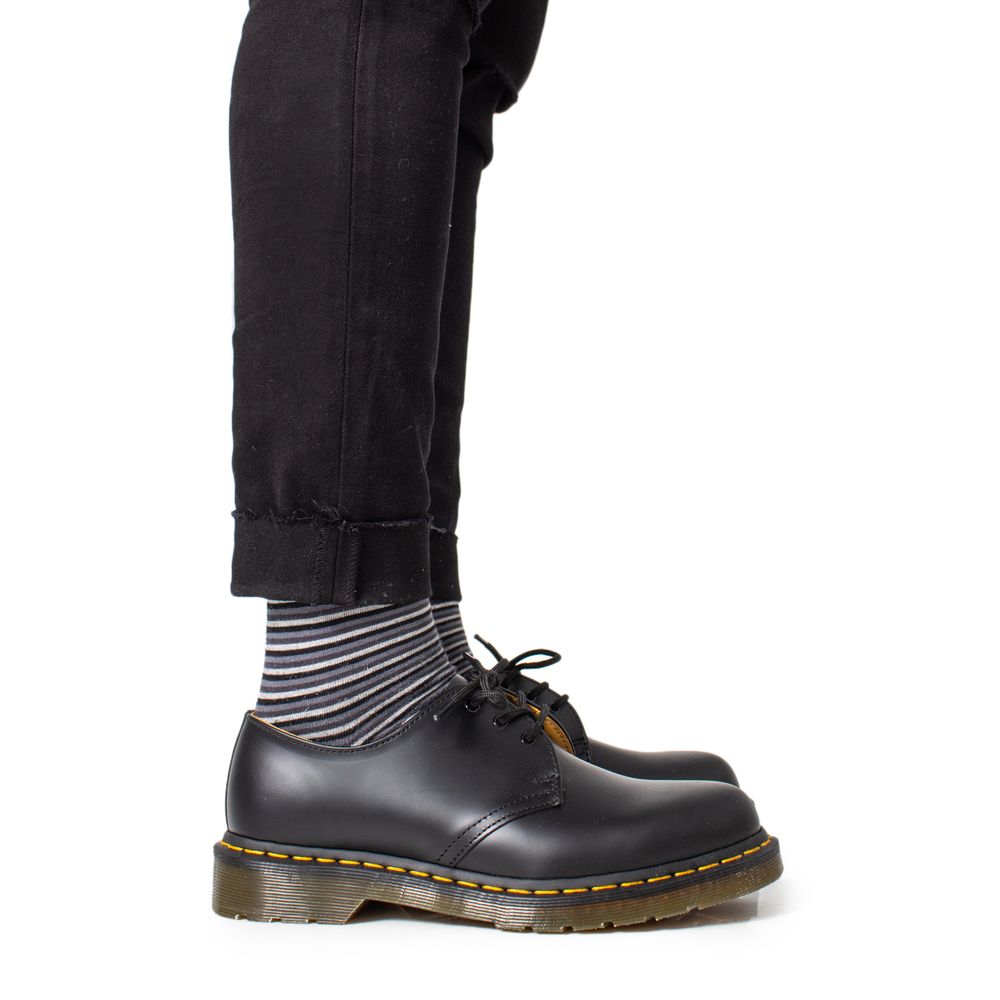 Dr. Martens Schwarze Leder Oxfords und Derby