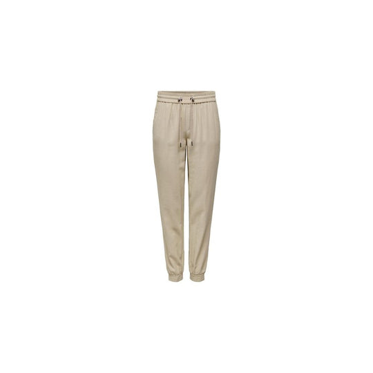 Only Beige Viskosehose