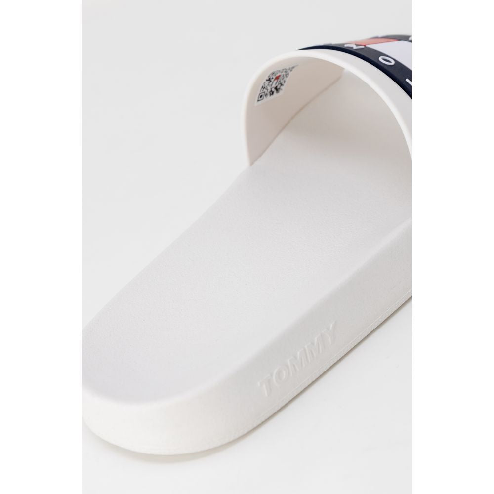Tommy Hilfiger Jeans Pantoffel aus weißem Polyethylen