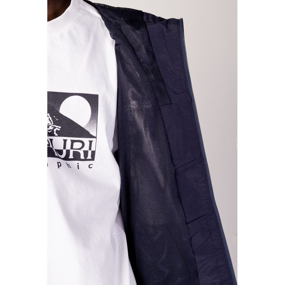 Napapijri Blaue Polyesterjacken &amp