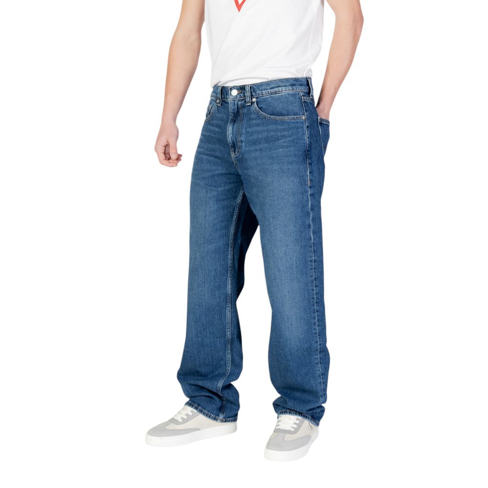 Tommy Hilfiger Jeans Blaue Relaxed Fit Jeans aus recycelter Baumwolle