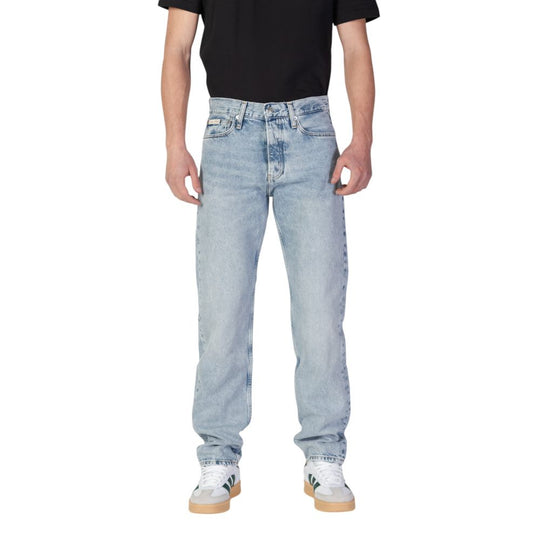 Calvin Klein Jeans Hellblaue Organic Cotton Relaxed Fit Jeans
