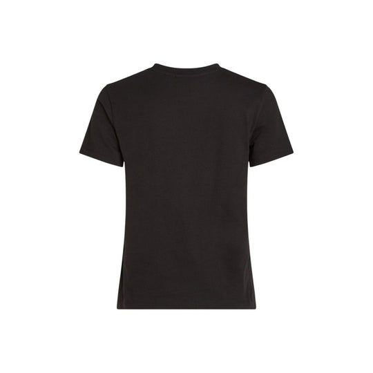 Calvin Klein Jeans Schwarzes T-Shirt aus recycelter Baumwolle