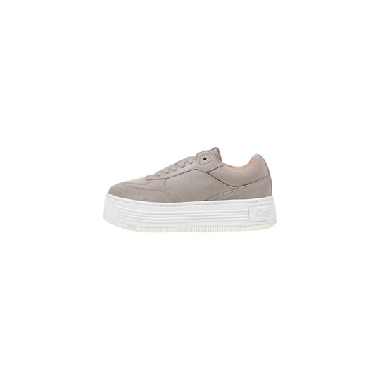 Calvin Klein Jeans Beige Sneaker aus recycelter Baumwolle